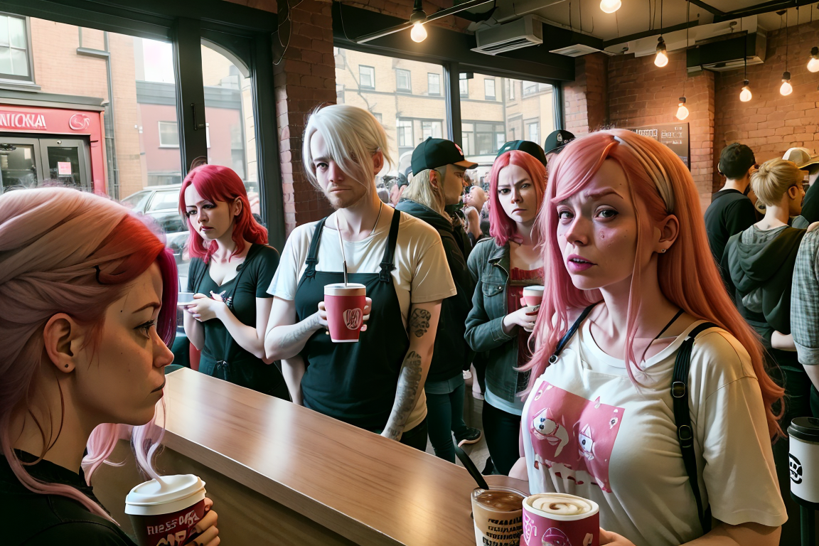 Image from Getting Coffee – Flash fiction AI images