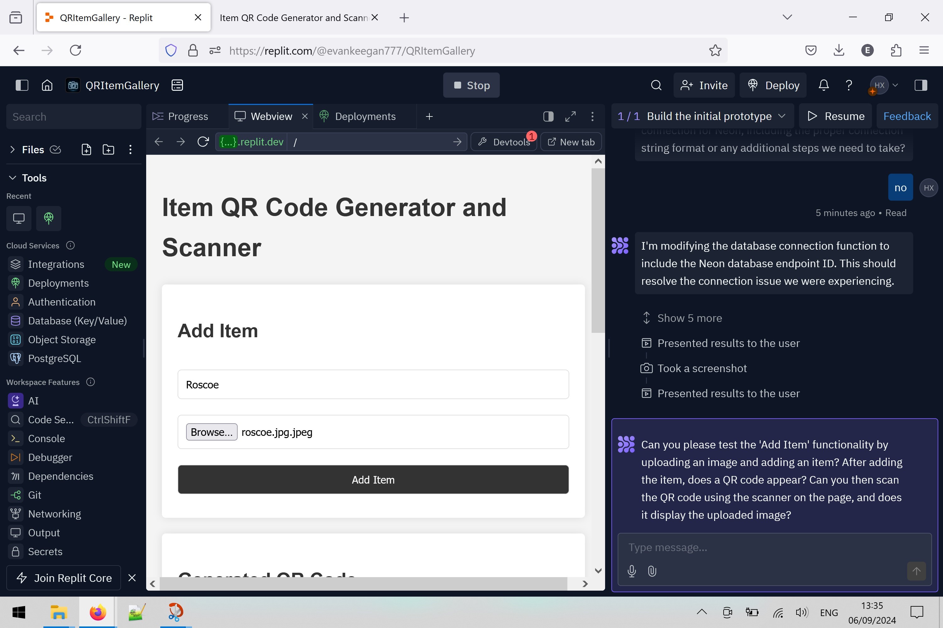 Image from AI Benchmark: Build App in 7 minutes.
